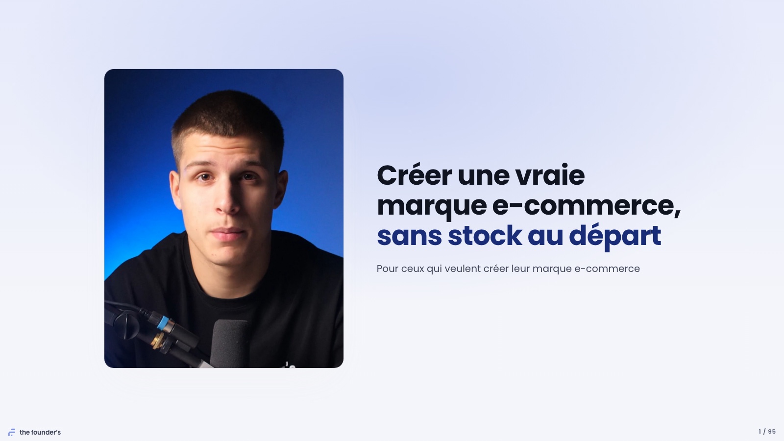 Aperçu de la présentation du webinaire